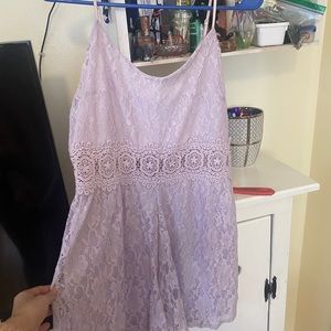 Altar’d State Purple Lace Romper